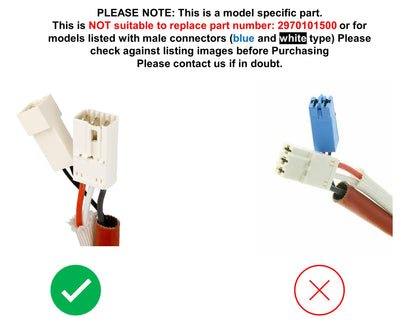 Tumble Dryer Heater Element for Blomberg LTK2802W, LTK28021W, LTK2803B, LTK28031G