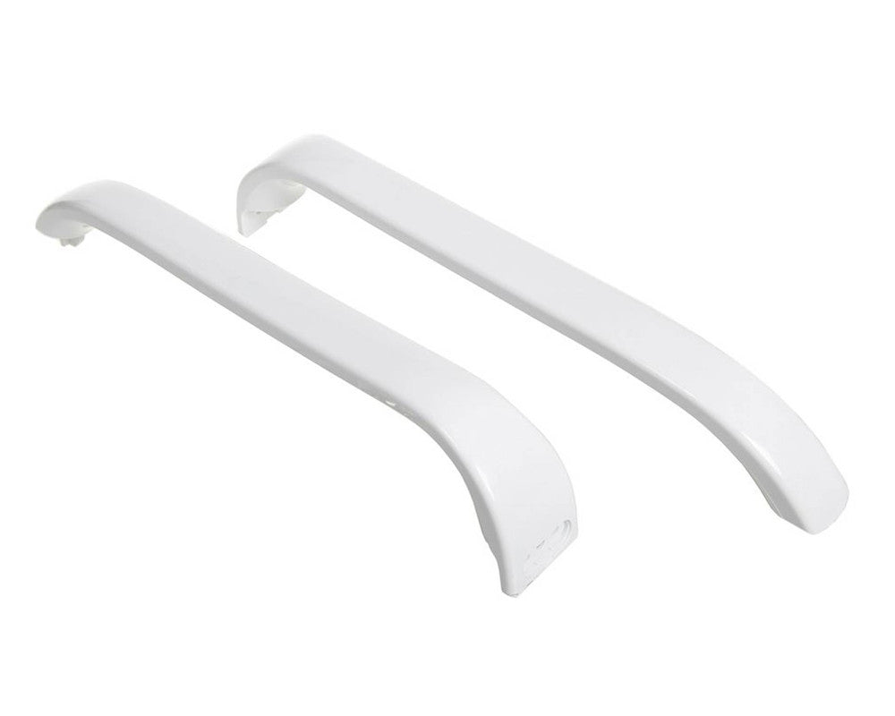 Door Handle Kit for Bosch Neff & Siemens Fridge Freezers White,  2 Pack - 369542, 00369542, ES102669