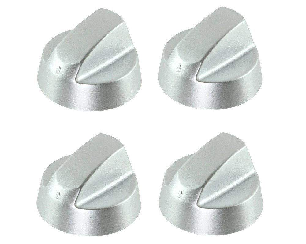 Silver Grey Control Knobs / Dials for Fagor Oven Cooker & Hob Pack of 4