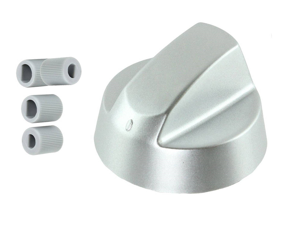 Silver Grey Control Knobs / Dials for Howdens Lamona Oven Cooker & Hob Pack of 4