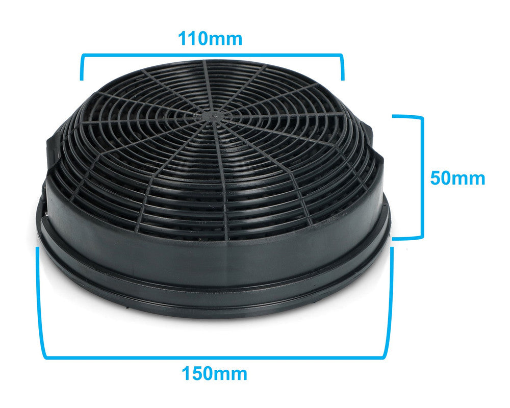 Type 47 Carbon Filters for Neue Cooker Hood Extractor Fan Vent (Pack of 2)