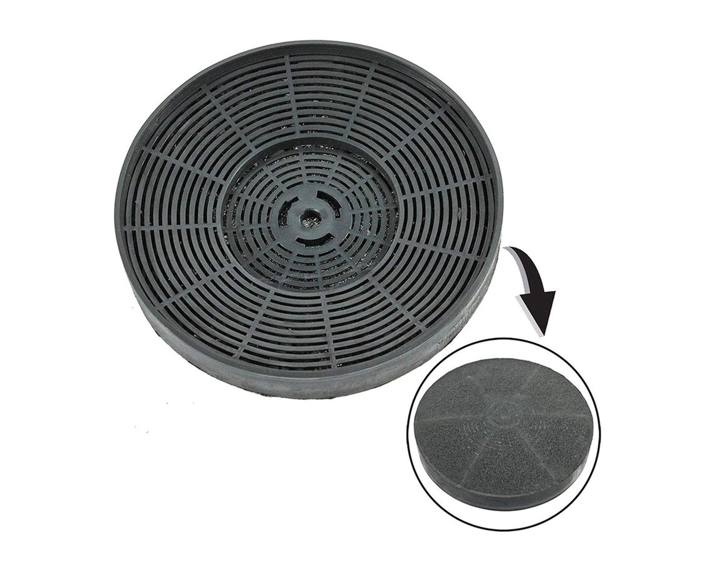 CHA15 Type Cooker Hood Extractor Grease Charcoal Vent Filter for CDA CHA15 CHA25 ECA ECHK EIN60 x4