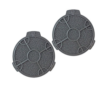 2 x Cooker Hood Carbon Filter Round Vent Extractor Filters For Designair Cookers