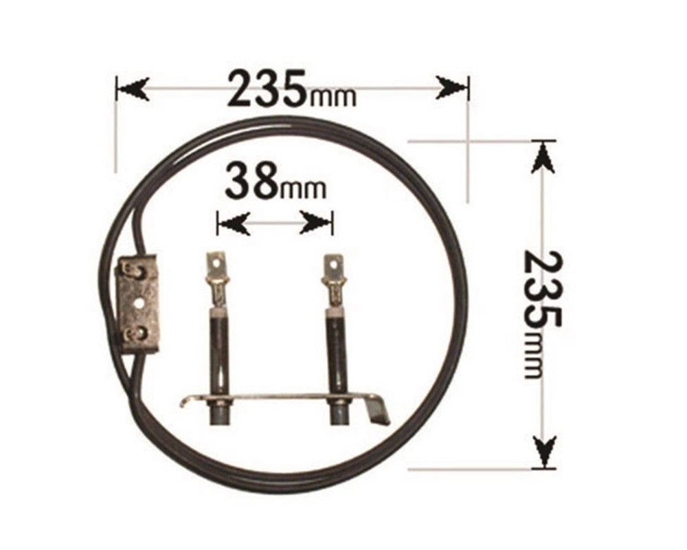 For HOTPOINT CREDA Cooker Fan Oven Heating Element 6224745