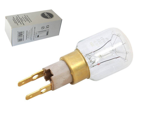 Genuine Whirlpool American Style Fridge Freezer T25 15W T-Click Lamp Bulb - 484000000979 (previously 481281728445)